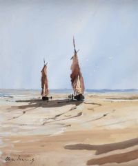 PREPARING TO SAIL by Alan Beers at Ross's Online Art Auctions