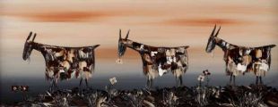 THE TRAVELLERS by Michael Smyth at Ross's Online Art Auctions