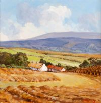 FARMSTEAD IN THE GLENS by James McKendry at Ross's Online Art Auctions