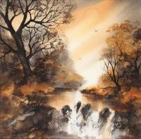 EARLY MORNING, GLENDALOUGH by Carrie O'Duinn at Ross's Online Art Auctions