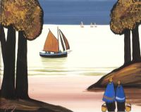 RETURN OF THE FLEET by J.P. Rooney at Ross's Online Art Auctions