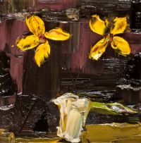 STILL LIFE, YELLOW BLOSSOMS by Colin Flack at Ross's Online Art Auctions