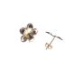 PAIR OF 14 CARAT GOLD FLOWER SHAPED EARRINGS at Ross's Online Art Auctions