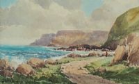 THE ANTRIM COAST ROAD by Rowland Hill RUA at Ross's Online Art Auctions