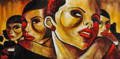 CLOSE UP by Terry Bradley at Ross's Online Art Auctions