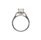 18 CT WHITE GOLD DIAMOND HALO RING at Ross's Online Art Auctions
