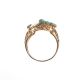 GOLD DRESS RING WITH TURQUOISE STONES at Ross's Online Art Auctions
