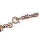 VICTORIAN 9 CT GOLD DOUBLE ROW ALBERT BRACELET WITH FOB at Ross's Online Art Auctions