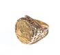 9 CT GOLD RING MOUNTED WITH A 1900 HALF SOVEREIGN at Ross's Online Art Auctions