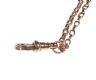 9 CT ROSE GOLD OVAL LINK GUARD CHAIN at Ross's Online Art Auctions