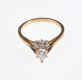 18 CT DIAMOND CLUSTER RING at Ross's Online Art Auctions