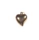9 CT GOLD HEART SHAPED PENDANT MOUNTED WITH A HEART SHAPED GARNET STONE at Ross's Online Art Auctions