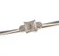 15 CT GOLD THREE STONE DIAMOND BAR BROOCH at Ross's Online Art Auctions