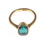 18 CT GOLD EMERALD RING at Ross's Online Art Auctions