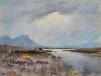RIVER & BOGLANDS, CONNEMARA by William Percy French at Ross's Online Art Auctions