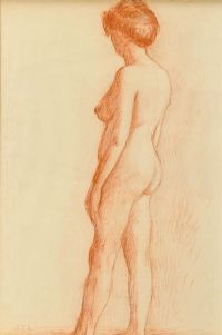 FEMALE NUDE by John Luke RUA at Ross's Online Art Auctions