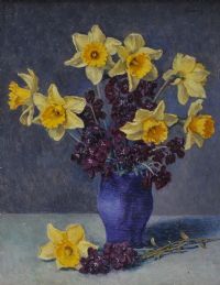 DAFFODILS by Kalman Kemeny at Ross's Online Art Auctions