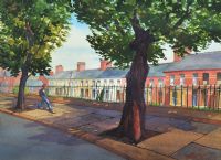 MORNINGTON TERRACE, LIMESTONE ROAD, BELFAST by Dan Dowling at Ross's Online Art Auctions