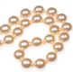 STRING OF LARGE CHAMPAGNE COLOURED SIMULATED PEARLS at Ross's Online Art Auctions