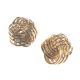 9 CT GOLD KNOT STUD EARRINGS at Ross's Online Art Auctions