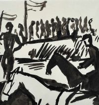 POINT TO POINT by Gerard Dillon at Ross's Online Art Auctions