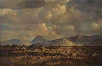 ABOVE CREESLOUGH by Arthur H. Twells RUA at Ross's Online Art Auctions
