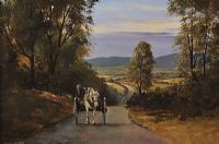 ON THE ROAD HOME by Dennis Orme Shaw at Ross's Online Art Auctions