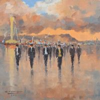 EAST YARDMEN by Colin H. Davidson at Ross's Online Art Auctions