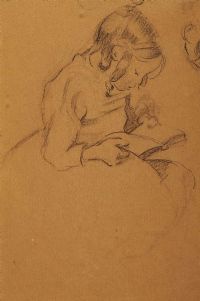 GIRL READING by Mabel Allington Royds at Ross's Online Art Auctions