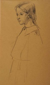 GIRL STANDING by Mabel Allington Royds at Ross's Online Art Auctions