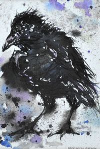 OLD CROW by Sylvia Parkinson Brown at Ross's Online Art Auctions