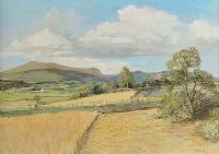 HARVEST TIME, ARDARA, DONEGAL by Robert Lindsay at Ross's Online Art Auctions