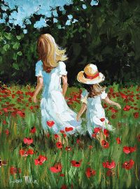 SISTERS by Lorna Millar at Ross's Online Art Auctions