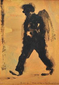 THE MAN WHO FOUND WINGS by Ross Wilson ARUA at Ross's Online Art Auctions