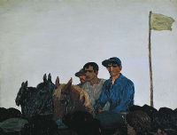 BEFORE THE RACE by Jack Butler Yeats RHA at Ross's Online Art Auctions