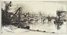 THE QUEEN'S BRIDGE by Robert Cresswell Boak ARCA at Ross's Online Art Auctions