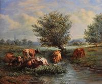 SALISBURY MEADOW by Henry Charles Bryant at Ross's Online Art Auctions