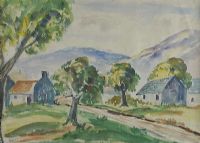 THE OLD HOMESTEAD by Gladys Maccabe HRUA at Ross's Online Art Auctions