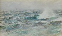 SEASCAPE by Arthur Hopkins RWS at Ross's Online Art Auctions