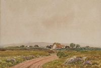 NEAR BUNBEG, DONEGAL by George W.  Morrison at Ross's Online Art Auctions
