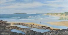 SAND HILLS, PORTRUSH by Leila Webster at Ross's Online Art Auctions