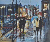 SHAFTESBURY SQUARE, BELFAST by Holly Hanson at Ross's Online Art Auctions