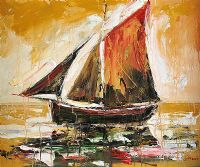 GALWAY HOOKER by J.P. Neeson at Ross's Online Art Auctions