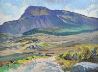 A WILD SPRING DAY ON MUCKISH by Anne Primrose Jury HRUA at Ross's Online Art Auctions