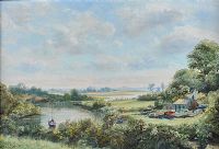 THE COMBER RIVER by Allan Ardies at Ross's Online Art Auctions