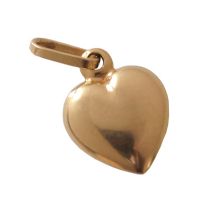 18CT GOLD HEART PENDANT at Ross's Online Art Auctions