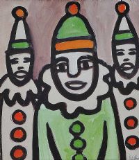 CLOWNS by Markey Robinson at Ross's Online Art Auctions