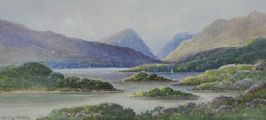 EVENING SAIL, KILLARNEY by George W.  Morrison at Ross's Online Art Auctions