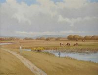 A SUNDAY AFTERNOON ON THE FAUGHAN by Arthur H. Twells RUA at Ross's Online Art Auctions