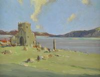 DEVENISH ISLAND by George K. Gillespie at Ross's Online Art Auctions